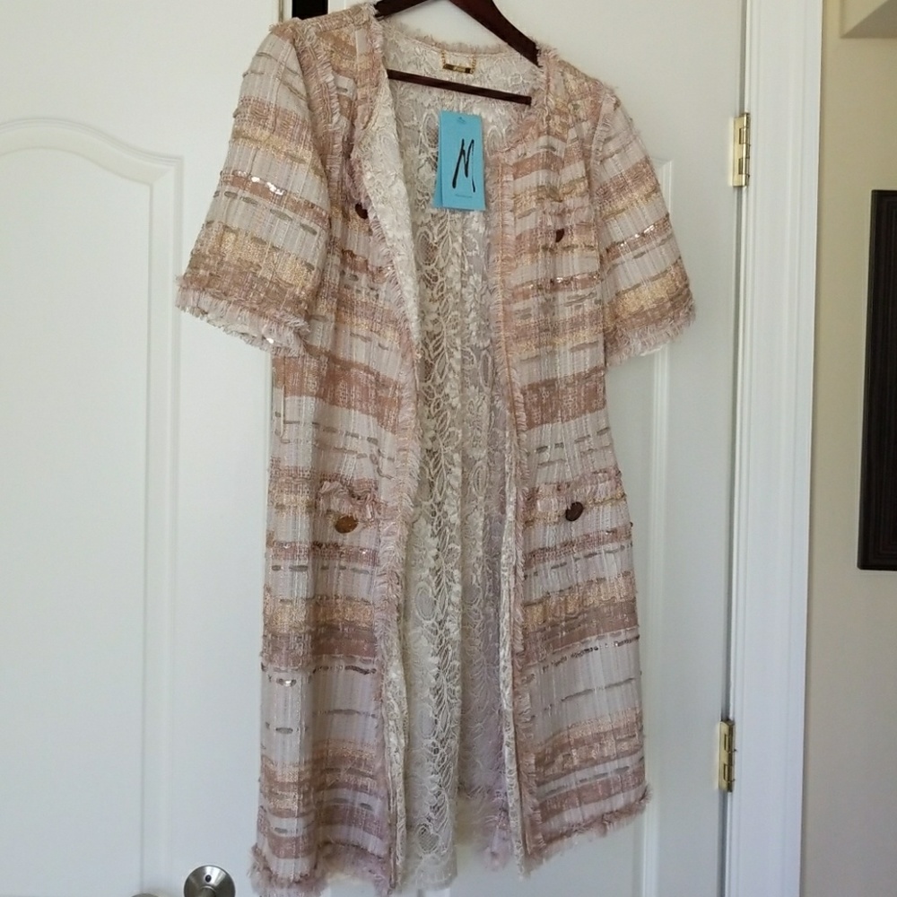 Marciano jacket in beige/gold